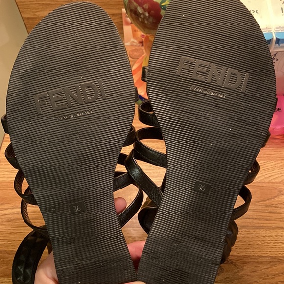 FENDI Diana Gladiator Sandals - Picture 9 of 10